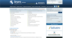 Desktop Screenshot of leyes.com.py